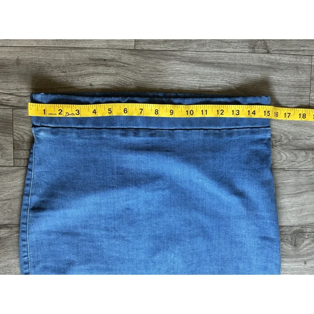 Frank & Eileen Donegal Unforgettable Denim Midi Pencil Skirt Blue Size 8 - Picture 6 of 15